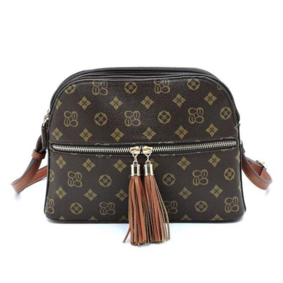 Charisma Handbags - Compact Vegan Leather bag purse with compartments.